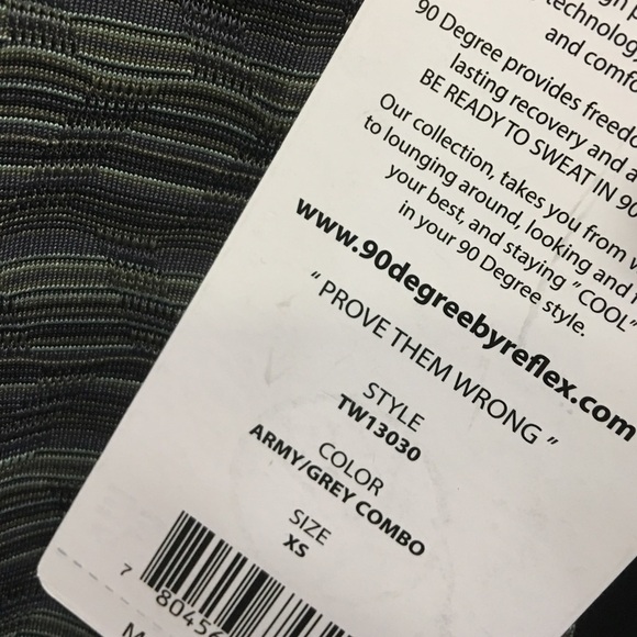 Nwt 90 degree by Reflex Size XS Green Tank Top - Picture 2 of 5